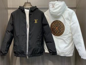 Replica Designer Louis Vuitton Embroidered Men Jacket