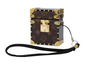 Replica Designer Louis Vuitton Rectangle Wireless Bluetooth Earphone Anti Fall Protective Case