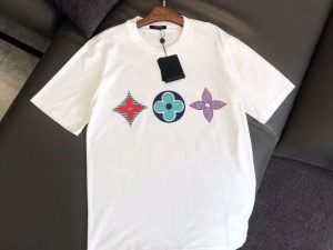 Replica Designer Louis Vuitton Simple Loose Short Sleeve T-Shirt